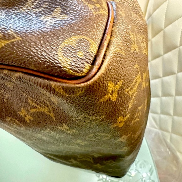 Authentic Louis Vuitton Monogram Speedy 30 Hand Boston Bag  Preowned - Picture 6 of 16